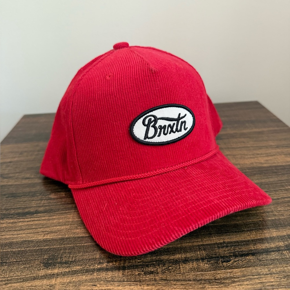 Brixton Bold Red Corduroy Cap